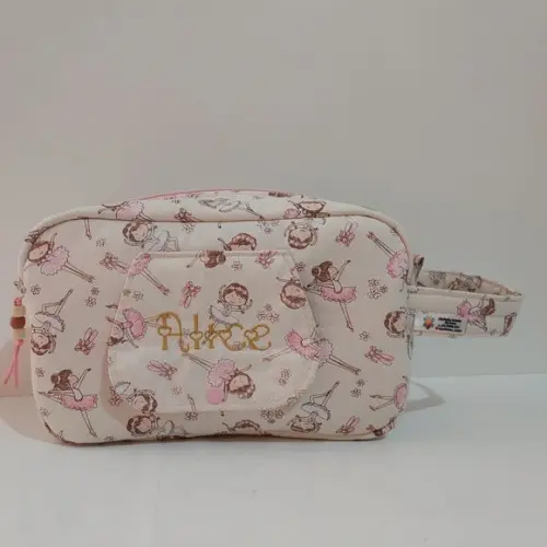 Bolsa Do Bebê Lenço Umedecido E Acessórios Bailarina