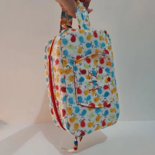 Bolsa Do Bebê Lenço Umedecido E Acessórios Passarinho