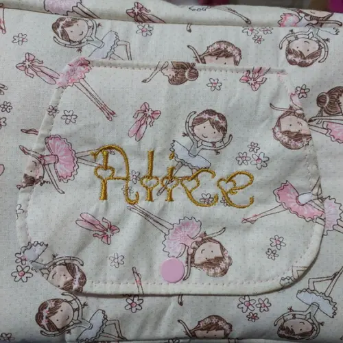 Bolsa Do Bebê Lenço Umedecido E Acessórios Bailarina
