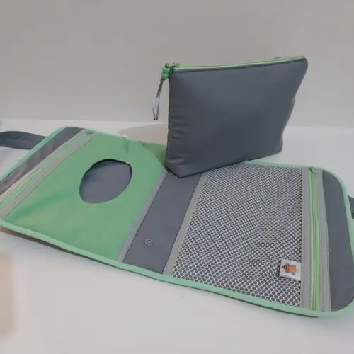 Bolsa higiene do bebê lenço fralda pomada
