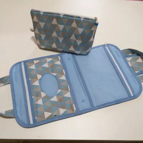 Bolsa higiene do bebê lenço fralda pomada