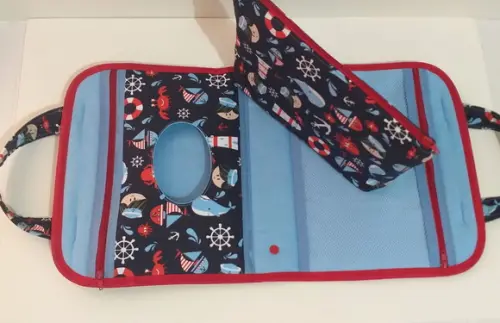 Bolsa higiene do bebê lenço fralda pomada