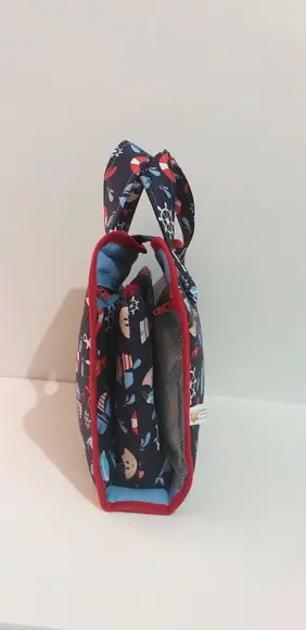 Bolsa higiene do bebê lenço fralda pomada