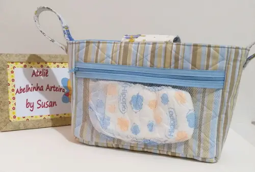 Bolsa organizadora para carrinho de bebê
