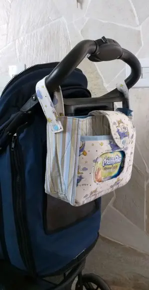 Bolsa organizadora para carrinho de bebê
