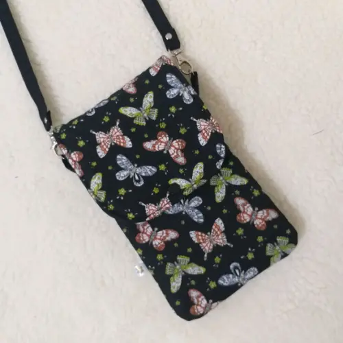 Bolsa Paulinha a tira colo porta celular