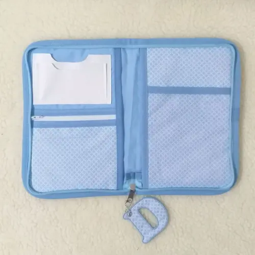 Capa para caderneta de vacina Safari com ziper