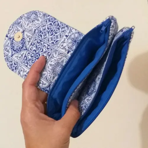 Carteira dupla 2 bolsos Poly