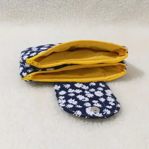 Carteira dupla 2 bolsos Poly
