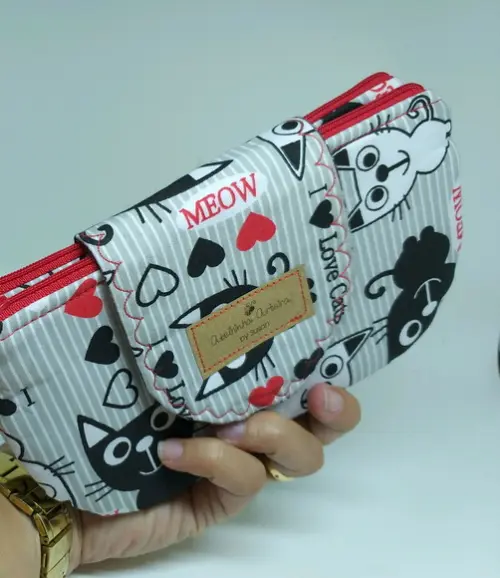 Carteira dupla 2 bolsos Poly