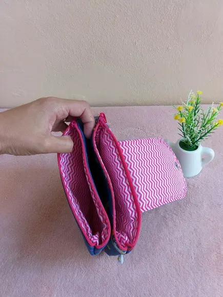 Carteira dupla 2 bolsos Poly
