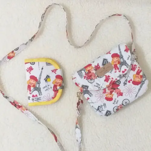 Kit bolsa e carteira compacta