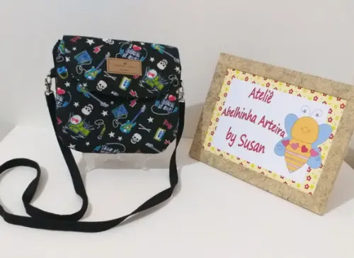 Kit bolsa e carteira compacta