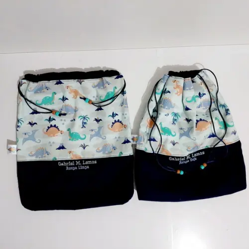 Kit Saquinho Roupa Suja e Roupa Limpa