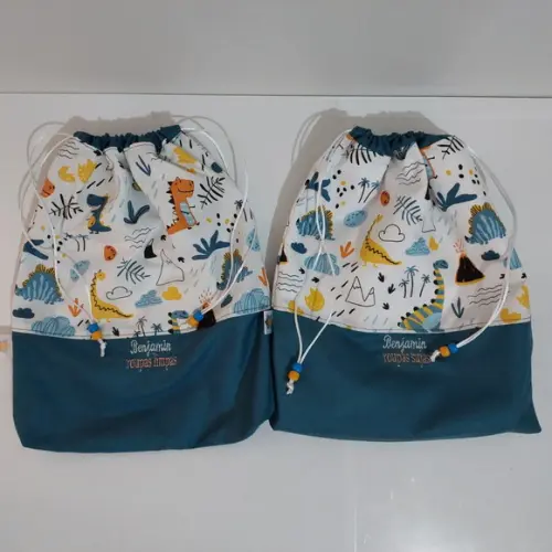 Kit Saquinho Roupa Suja e Roupa Limpa