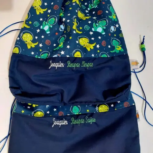 Kit Saquinho Roupa Suja e Roupa Limpa