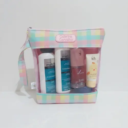 Necessaire com Visor Hora do Banho