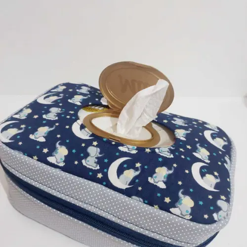 Necessaire Porta Fraldas Lenço Higiene do Bebê