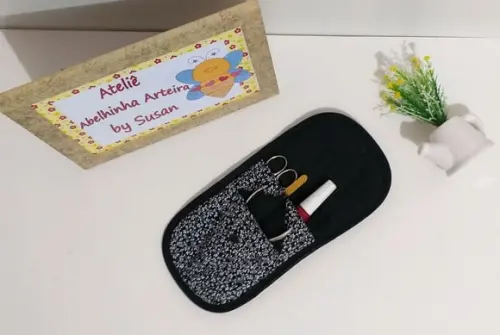 Porta alicate kit manicure