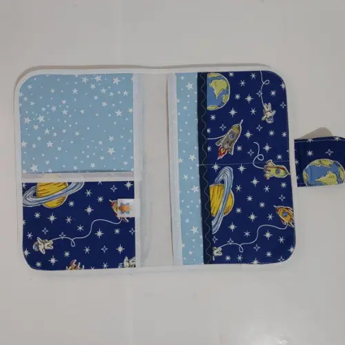 Porta Carteira De Vacina Astronauta
