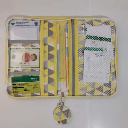 Porta Carteira De Vacina Barquinho Gêmeos