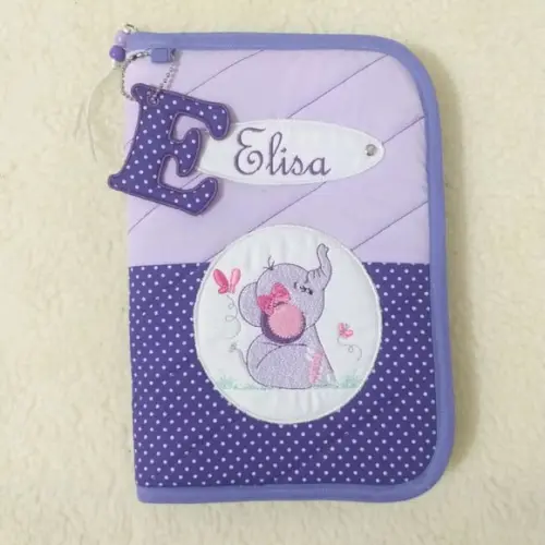 Porta carteira de vacina elefante ziper
