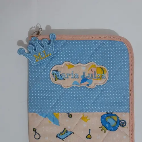 Porta Carteira de Vacina Princesa
