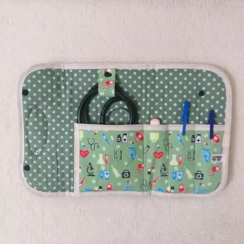 Porta estetoscópio necessaire enfermagem