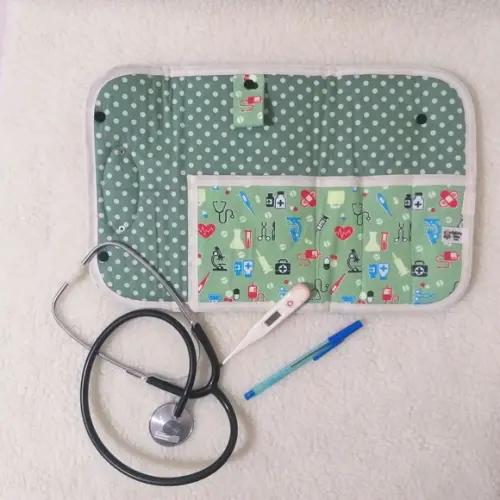 Porta estetoscópio necessaire enfermagem