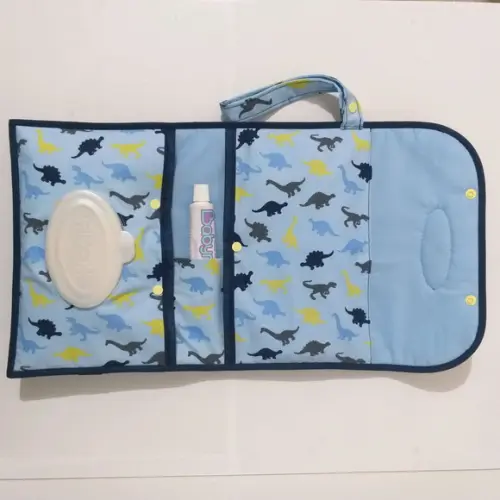 Porta fraldas portátil dinossauro