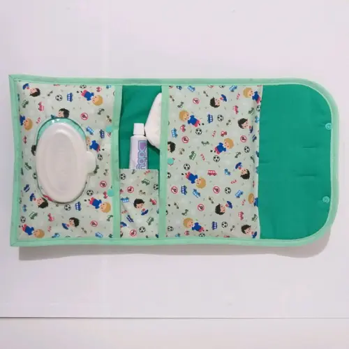 Porta lenço umedecido fraldas e pomada
