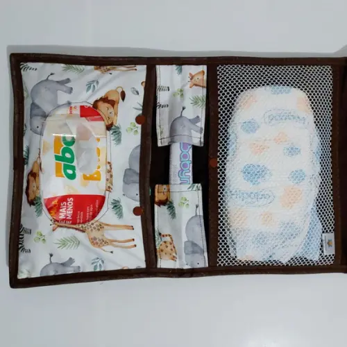 Porta Lenço Umedecido Fraldas e Pomada