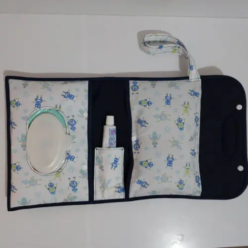 Porta Lenço Umedecido Fraldas E Pomada