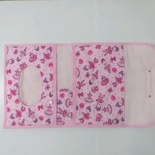 Porta lenço umedecido fraldas e pomada bailarina