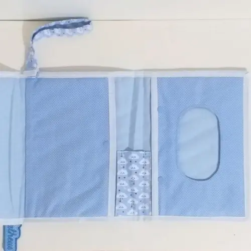 Porta lenço umedecido fraldas e pomada chuva de amor