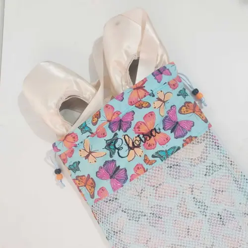 Porta Sapatilhas de Ballet com Visor e Nome