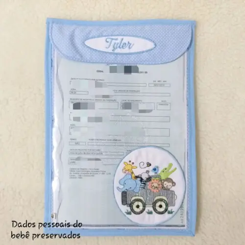 Porta vacina e porta documento