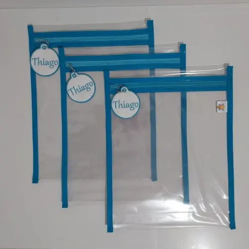 Saquinho (kit C/3) Organizador Maternidade com Tag Plástico