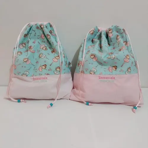 Saquinho Roupa Suja e Limpa Organizador Tecido Personalizado