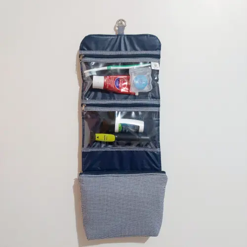 Necessaire organizadora de viagem
