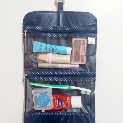 Necessaire organizadora de viagem