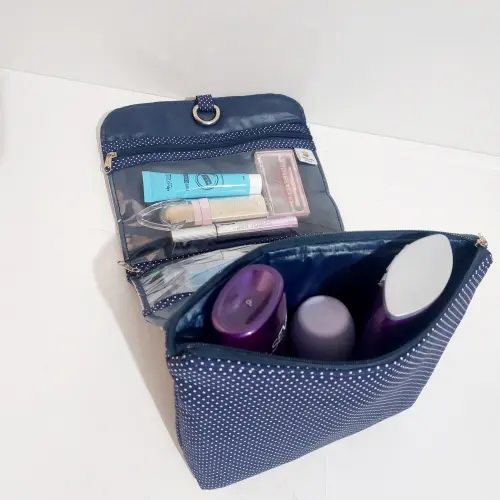 Necessaire organizadora de viagem