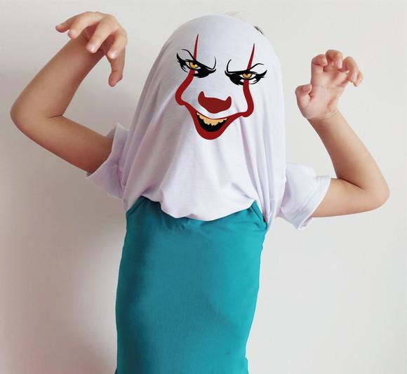 Camiseta Infantil It a Coisa Fantasia Surpresa Halloween