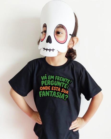 Camiseta Infantil Et Fantasia Surpresa Halloween