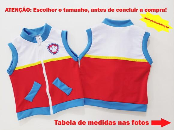 Colete Patrulheiro- sem Personalização - 06 a 10 Anos
