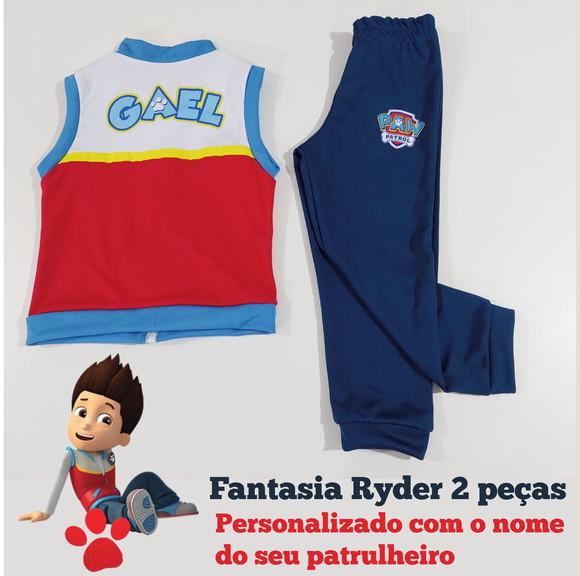 Conjunto Patrulheiro Personalizado Tabela 02 a 06 Anos