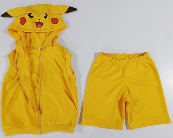 Conjunto Pikachu Personalizado com o Nome