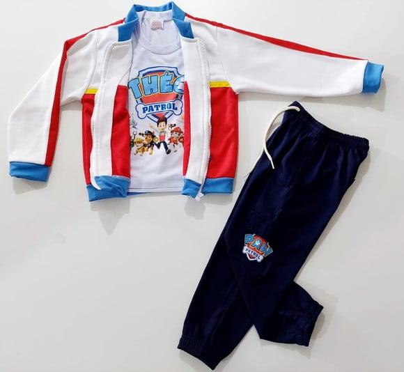 Conjunto Ryder Patrulheiro 3 Peças - Tabela do 01 ao 06 Anos