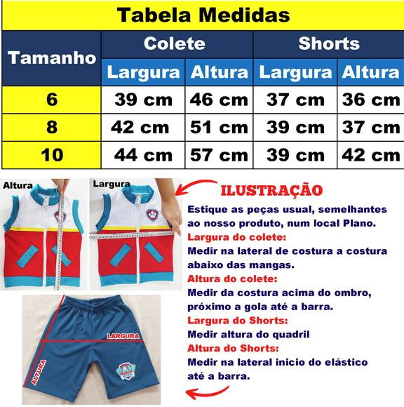 Conjunto Pikachu Personalizado com o Nome Tamanho 08 ao 10