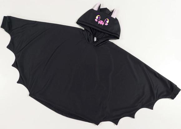 Fantasia Morcego Poncho Infantil